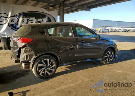 2019 Honda Hr-V Sport из США, поврежденный, VIN 3CZRU5H19KG708374
